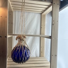 Vintage 12cm Blown Cobalt Blue