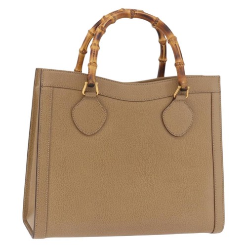 Gucci bamboo hand bag - gucci, leather