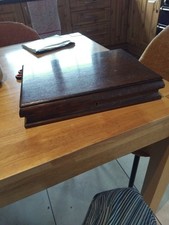 Vintage wood empty cutlery box