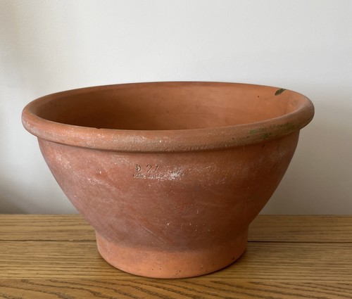 Italian terracotta bulb - , bowl