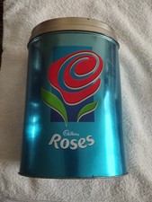 Empty. rare Cadbury Roses  chocolate vintage 2004 Oval  Approx 8•5 Inches Tall
