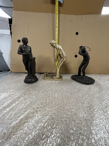 Trio golfing figures - trio,