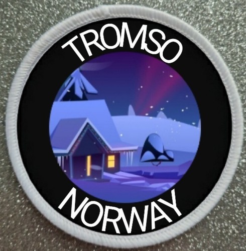 Tromso norway iron sew on - 3",