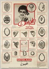 Original Vintage Poster Dimples VIP Wigs Toupee