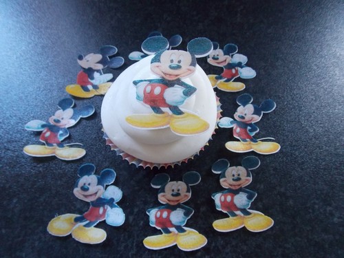 Precut mickey mouse edible - 12,