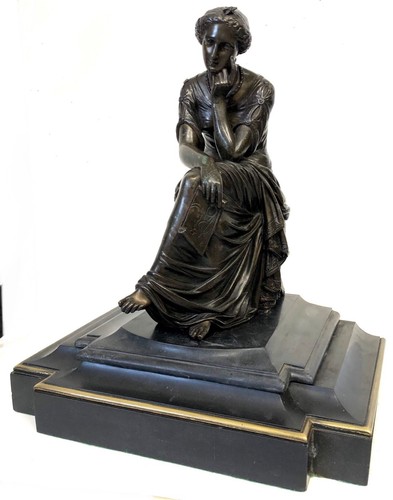 Stunning antique bronze figure - stunning,