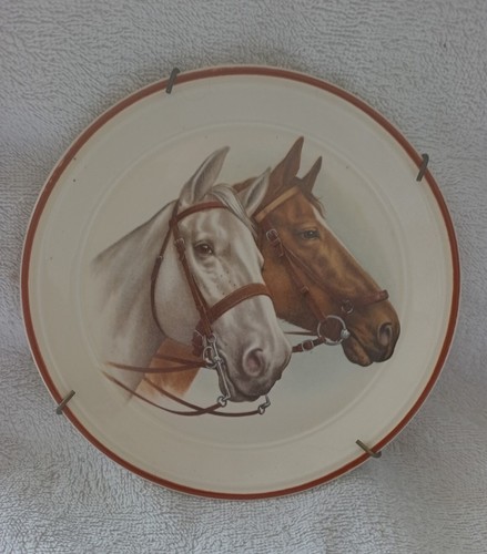 Horse design china wall plate - horse,