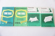 1971 1973 1976 Southdown Bus & Coach Timetable x4 East & West Sussex