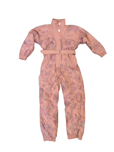Vintage ski street pink floral - vintage,