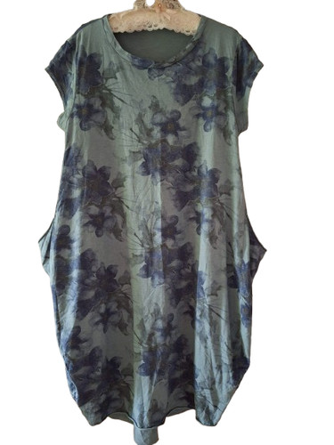 Italian cotton lagenlook - italian, dress