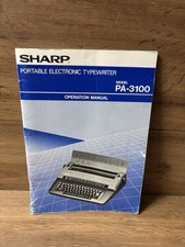 Operation Manual TYPEWRITER