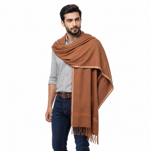 Mens cashmere feel shawl - mens,