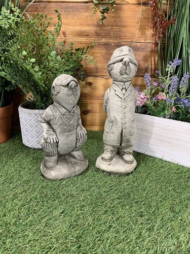 Stone garden cricket umpire - stone,