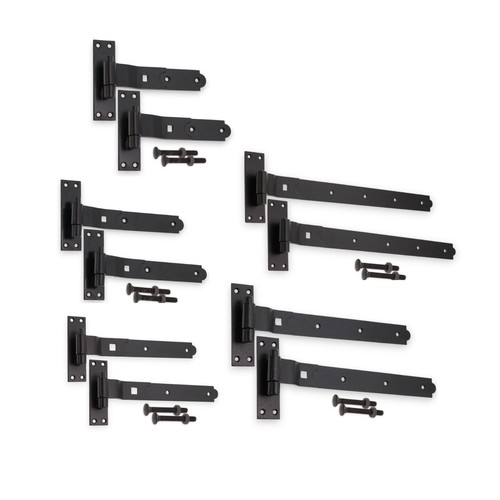 Hook and band cranked hinges - band,