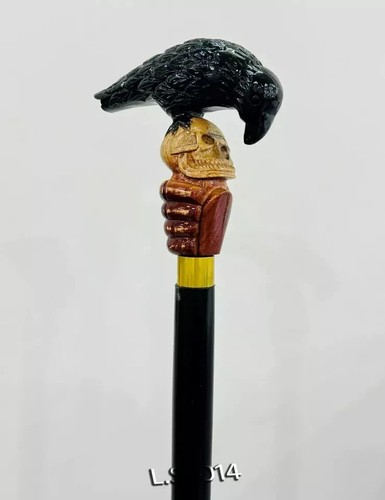 Wooden walking cane - walking, fancy