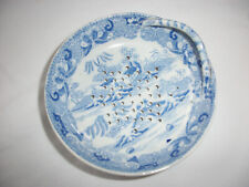 Milsey circa 1780 Antique Blue & White Drainer
