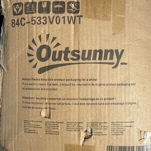 Outsunny gazebo side - gazebo, panels