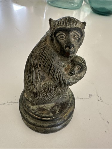 Vintage mother and baby monkey - vintage,
