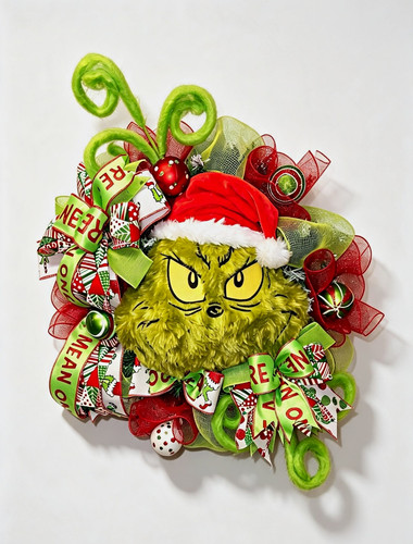 Christmas artificial mesh door - mesh,