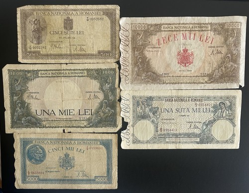 Set banknotes romania - of,