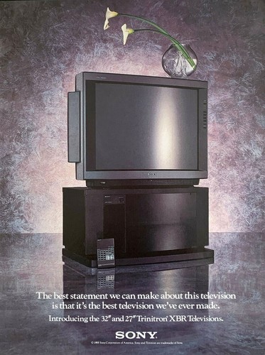 1988 sony introducing - sony, tv
