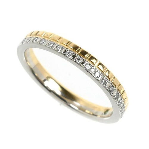 Diamond ring k18 yellow - ring,