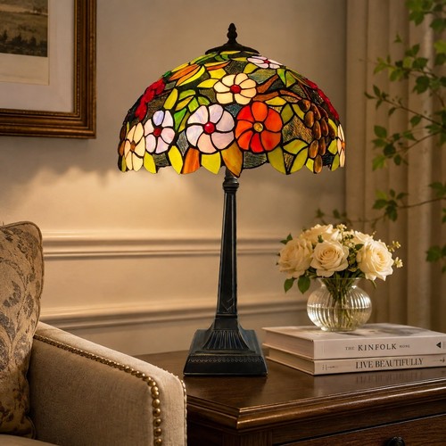 Tiffany style table - tiffany,
