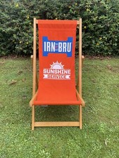 IRN-BRU Deckchair. Hardwood