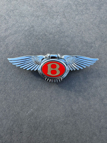 Bentley red car emblem mascot - car,