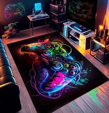 Gaming Mat 120cm X 80cm Gamer XBOX Playstation Console Carpet Bedroom Boys