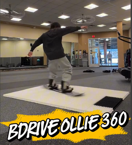 Ski snowboard practice mat - &,