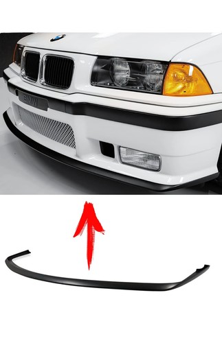 Front bumper spoiler lip - front,