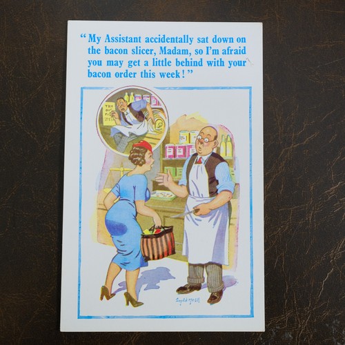 Vintage postcard comic donald - postcard, comic,