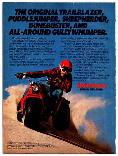 Vintage 1980 honda - vintage, atc110