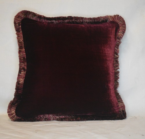 Silk velvet burgundy - velvet,