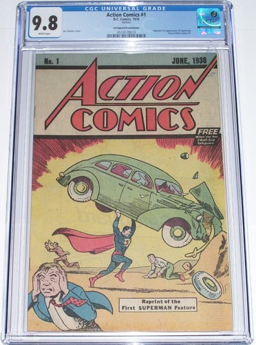 Action comics cgc 9 8 - action,