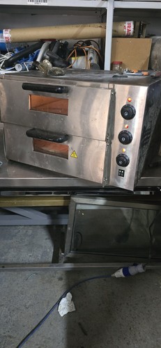 Pizza oven twin deck - , electric