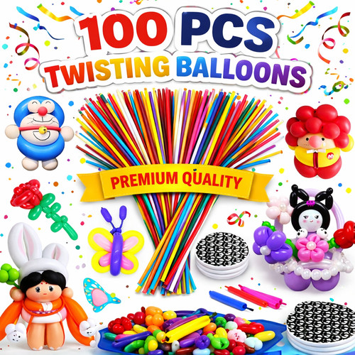100 pcs twisting balloons - balloons, long