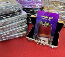 PAMP Suisse Willy Wonka 5g Gold Bar Novelty Aluminium storage Suitcase 