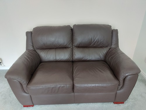 Seater leather sofa - 2,
