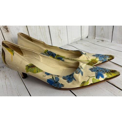 Prada floral satin pointed - prada,