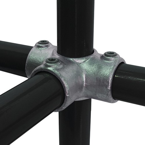 Side outlet tee key clamp - side,