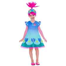 Girls Trolls World Tour Movie Poppy Costume