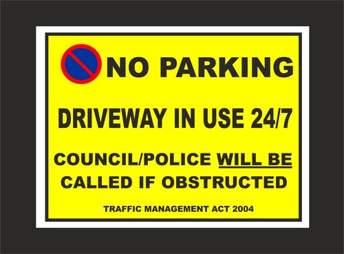 Parking driveway use - parking, in