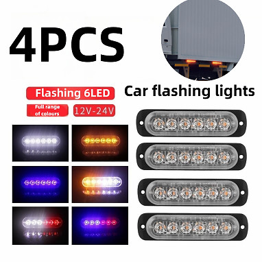 4x12v 24v led white car - 4x12v-24v,