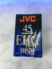 JVC EHG 45 High Energy Compact VHS Blank Video Camera Tape - New And Sealed #233