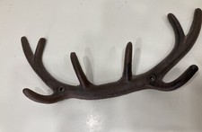 Cast Iron Coat Pegs Antlers 