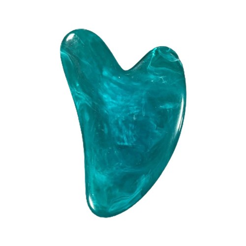 Resin amber heart - resin,