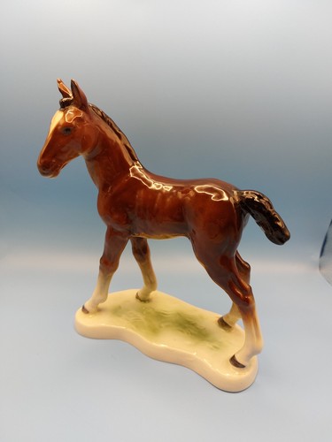 Vintage german porcelain horse - german,