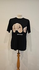 Palm Angels Teddy Bear Black T